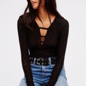 Intimately Free People Women's Knit Cross Front
